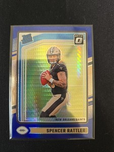2024 Panini Donruss Optic - Rated Rookie Spencer Rattler #289 Blue Hyper...
