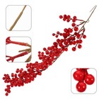 5 PCS Beeren Deko Weihnachtsschmuck-Picks Künstliche Beerenstiele