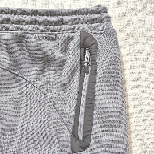 Pantalones de chándal Under Armour polar Storm para hombre talla 2XL beige holgados Coldgear - Imagen 5 de 6