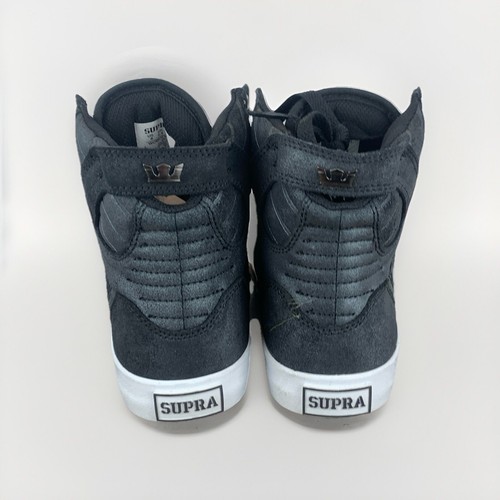 Supra Skytop Sneaker Leder Schuhe High 80s Weiß Schwarz Unisex Gr. 39 NEU OVP - Bild 4 von 6