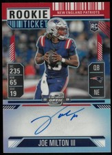 2024 Contenders Optic Football Joe Milton III RC Rookie Ticket Auto /175