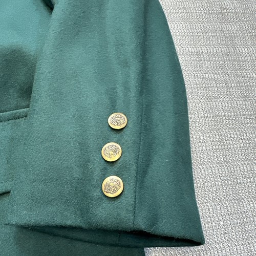 Vintage Pendleton Blazer 44 Green Wool Gold Button Coat Sport Jacket Made USA - Picture 5 of 14