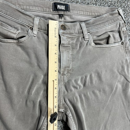 Paige Jeans Herren 34x32 hellbraun Lennox Slim Straight Preppy Stretch Denim - Bild 10 von 12