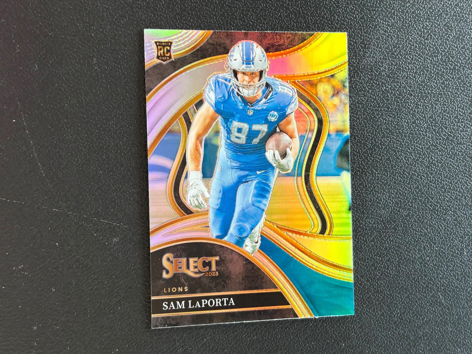 Sam Laporta 2023 Select Club Level Silver Prizm Rookie RC Detroit Lions C74