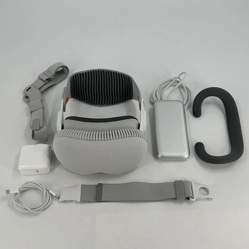 Apple Vision Pro VR Headset 256GB w/ Dual Loop Band-S/Light Seal-21W - Excellent