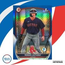 2023 Bowman 1st Edition Roman Anthony Blue Foil 38/150 #BPPF-71 Boston Red Sox