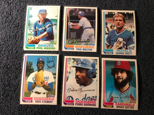 1982 Topps Baseball Complete Set # 1-793 / C. Ripken RC PSA 8 - NM+ / SEE DESC. - Bild 10 von 16