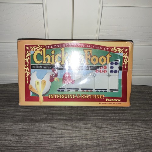 CHICKEN FOOT Dominos Game Factory Sealed 2004 - Picture 1 of 2