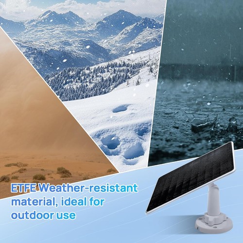 Panel Solar Ring Camera, Compatible con Batería Ring Stick up Cam, Ring Spotlig - Imagen 5 de 10