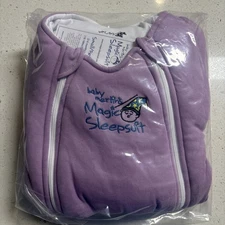 Baby Merlin Magic Sleep Suit  Size Small - Purple Lavender- 3 To 6 Months