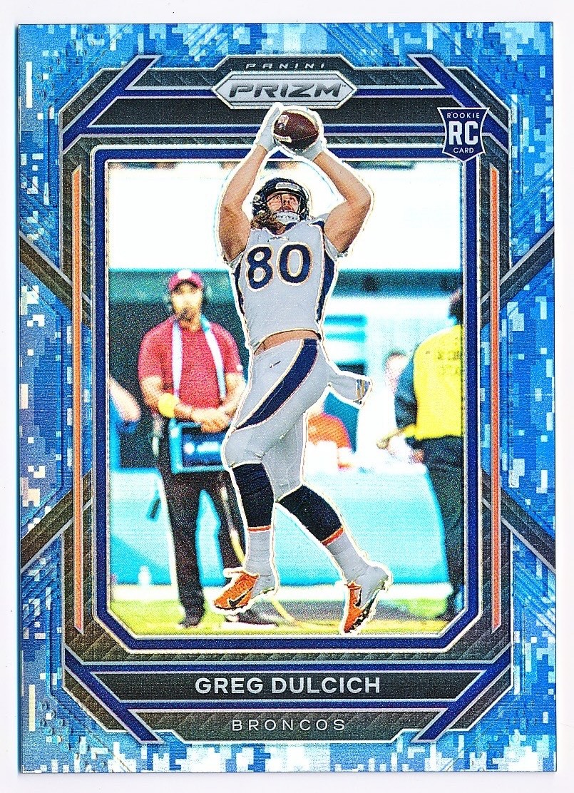 2022 Prizm Greg Dulcich Prizms Navy Camo Rc #360 (09/25)