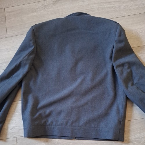 RAF Uniform Jacket Blue Grey 1972 Vintage Epaulet Stripes & Badges Size 180/104 - Picture 13 of 19