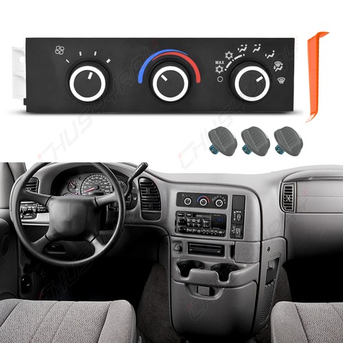 Fits Chevy Express GMC Savana 1500 2500 599-217 HVAC Climate Control Switch Unit - Foto 8 di 10