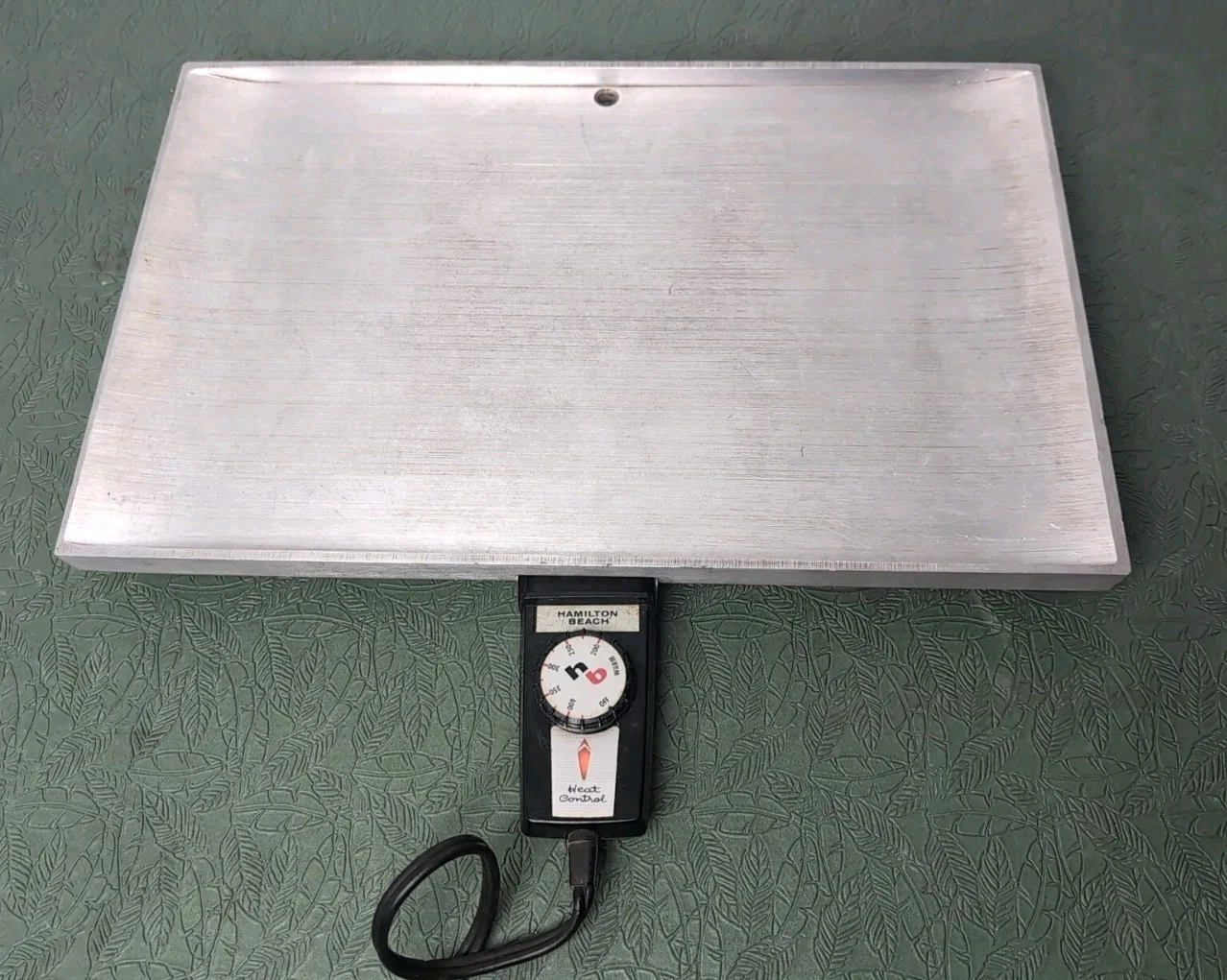 Rare Vintage Hamilton Beach Griddle RG1 With Heat Control