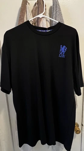 Chelsea FC Soccer Shirt Black/Blue Size S Officially Licensed