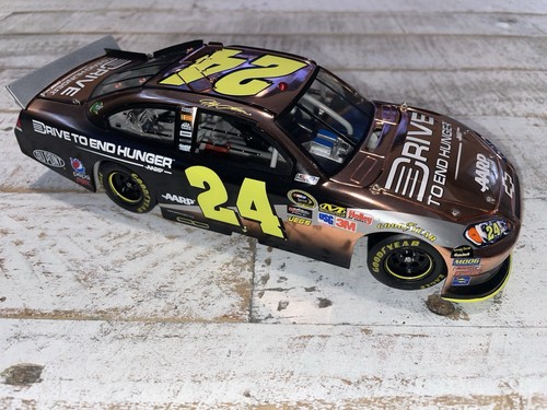 Jeff Gordon #24 DTEH COPPER FINISH IMPALA #25 DIN NASCAR Diecast 1/24 NO BOX! - Picture 3 of 7
