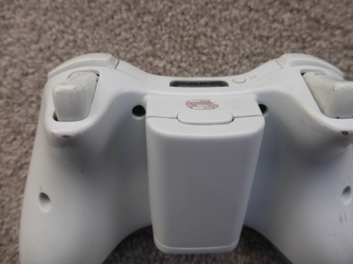 Microsoft White Xbox 360 Wireless Controller Pad Fully Tested Working - Picture 3 of 5
