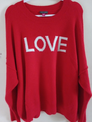 Vince Camuto Womens "Love" Sweater  XXL Valentine's Day Classic Comfy Soft  - Bild 8 von 8