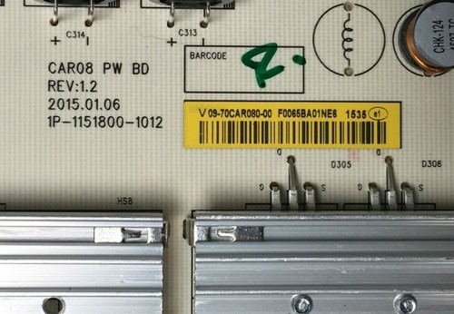 FUENTE ALIMENTACIÓN VIZIO M70-C3 09-70CAR080-00 1P-1151800-1012 - Imagen 2 de 2