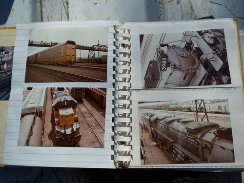 Álbum de fotos vintage 98 instantáneas de ferrocarril años 90? Tren de colección Ephem Americana - Imagen 4 de 12