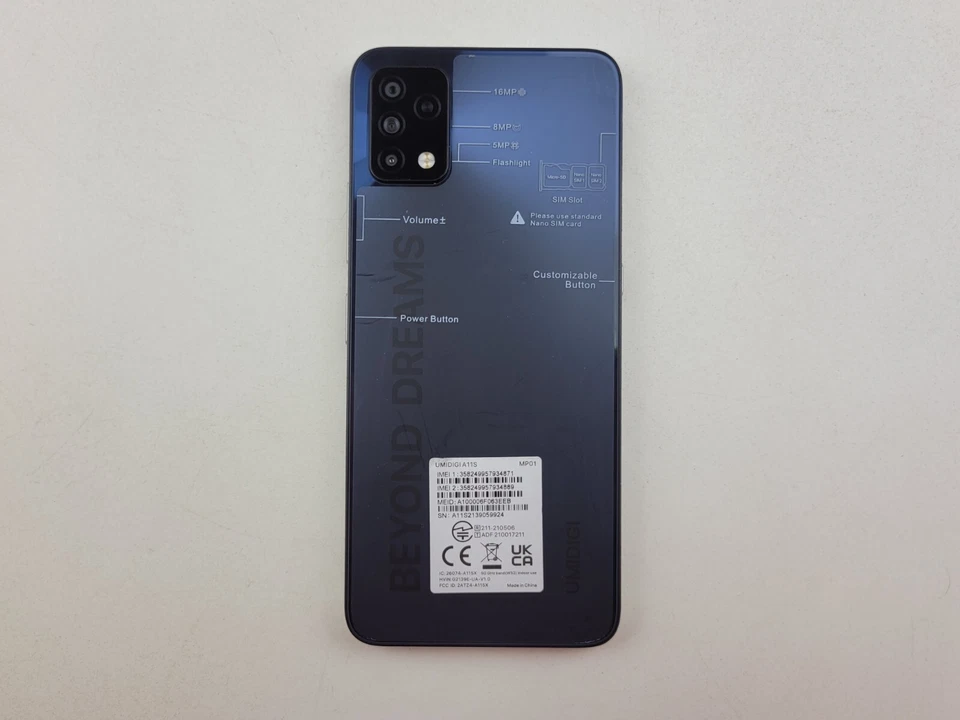 Smartphone UMIDIGI A11S (MP01) 32GB - Azul (GSM Desbloqueado) Doble SIM - J2331 Foto 2 de 4