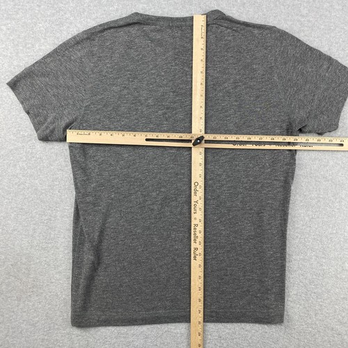 Theory Henley Shirt Mens Large L Gray Morten H Short Sleeve Soft Tee Casual - Imagen 6 de 9
