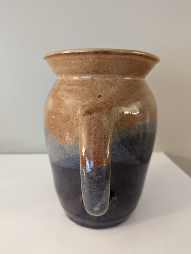 Vintage Original Studio Art Pottery Pitcher Beautiful Multi Color Glaze - Picture 5 of 10