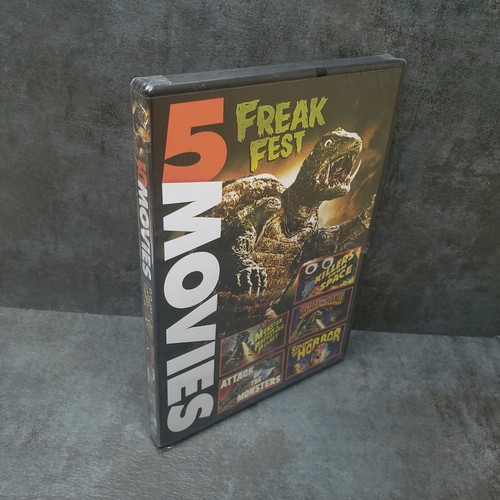 Freak Fest: 5 Killer Creature Movies (DVD, 2017) NEW, SEALED - Imagen 3 de 4