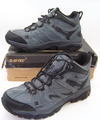 Hi-Tec HT Ravus Mid WP Schnürschuhe Wanderschuhe Herren dunkelgrau Gr. 13 M mit Karton