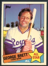 1985 Topps Tiffany All-Star #703 George Brett Only 5000 Made HOF KC Royals