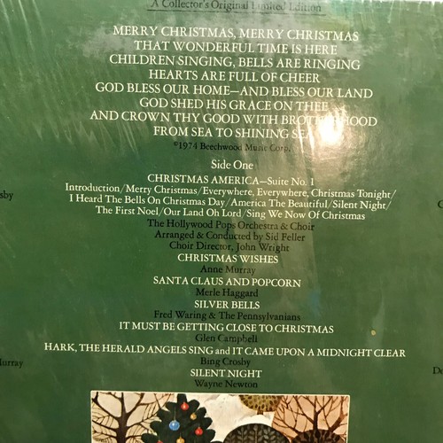 Christmas AMERICA Holiday Vinyl Lp Record FIRESTONE CAPITOL 1974' - Picture 3 of 7