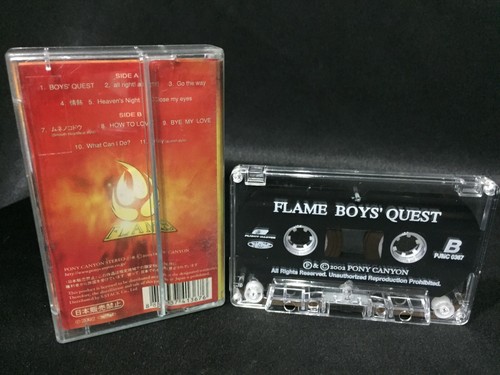 Flame Boy's Quest Cassette Tape (Flight Master 2002) Japanese Boy Band J-POP - Picture 3 of 3