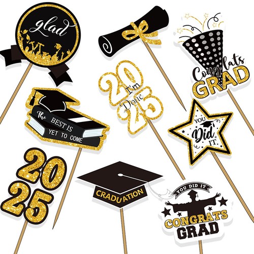 36PCS Graduation Party Decorations Class of 2025 Congrats Grad Table Centerpi-qk - Picture 2 of 7