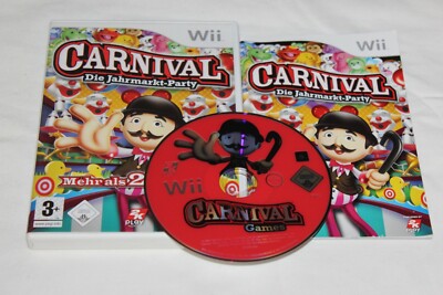 NINTENDO WII SPIEL ''CARNIVAL DIE JAHRMARKT-PARTY '' OVP +ANLEITUNG