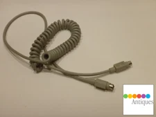 Apple Genuine ADB Keyboard Beige 3’ Coiled Cable 590-0361-A RARE Macintosh Mac