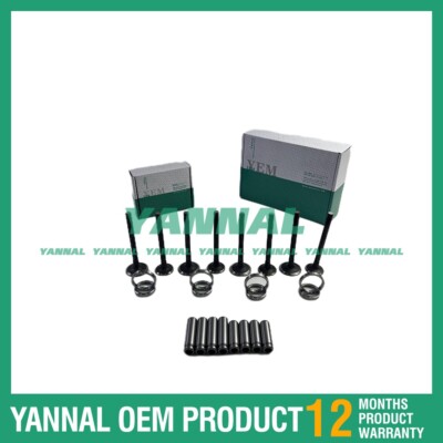 New S4E2 Intake & Exhaust Valve Guide Seat Kit For Mitsubishi