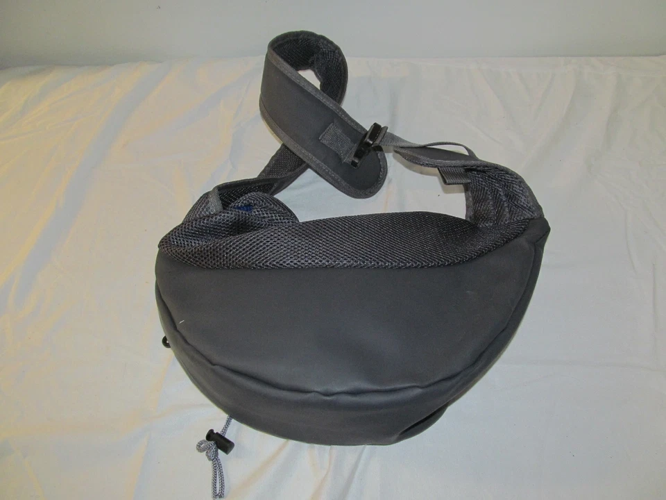 Over the Shoulder Padded Strap Pet Sling Carrier Blue/Gray - Image 2 of 4