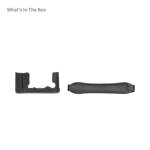SmallRig Camera Leather Half Case Kit (Black / Grown / Green )for FUJIFILM X-T50 - Picture 9 of 12