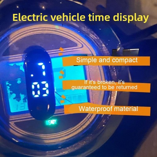 Electric Bicycle Time Display Electronic Watch for Bike Motorcycle with St D4P7 - Imagen 2 de 17