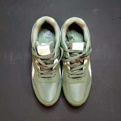 Reebok Classic Nylon Schuhe Herren Gr. 7 Escape grün/kreide 