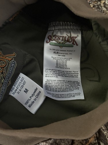 Scentlok Savanna EXT Mens Camouflage Mossy Oak Brush Hunting Crew Shirt M Camo - Picture 6 of 15