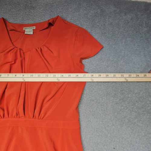 Exofficio Dress Adult Size 8 Orange Short Sleece Zipper Size A Line Womens - 第 12/19 張圖片