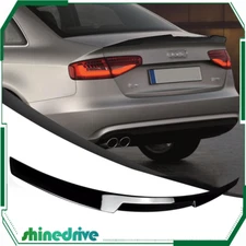 Rear Truck Spoiler Wings for 2013-2016 Audi A4 B8.5 PSM-Style High Kick Duckbill