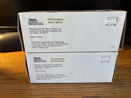 2-1955 CHEVROLET 1/25 RACING CHAMPIONS BANKS W/KEY KYLE PETTY+NC MOTORS NIB RARE - Picture 15 of 15