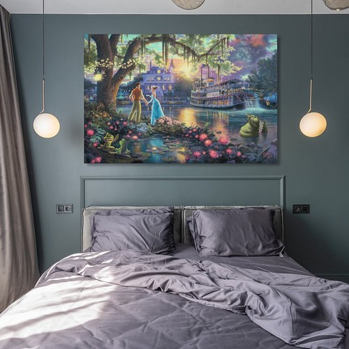 The Princess And The Frog Canvas Wall Art Poster Picture Print Decoration - Bild 8 von 10