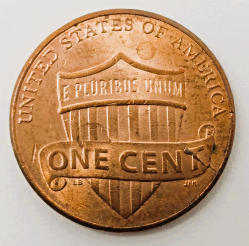 2015 P Lincoln Shield Cent - Retained Interior Die Break Obverse & Reverse Error - Picture 4 of 4
