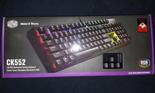 Cooler Master CK552 Wired Gaming Mechanical Keyboard with RGB Backlighting - Picture 2 of 8