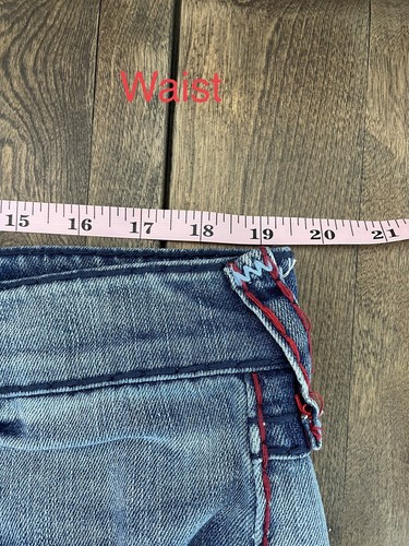 True Religion Ricky Jeans Mens Tag 36 actual 38 Red Contrast Stitch T Flap - Picture 5 of 22