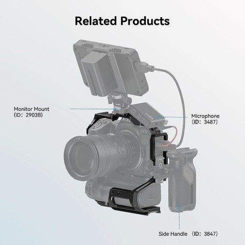 SmallRig Z8 Kamerakäfig Camera Cage für Nikon Z 8 mit MB-N12 Batteriegriff 3982 - Picture 7 of 16