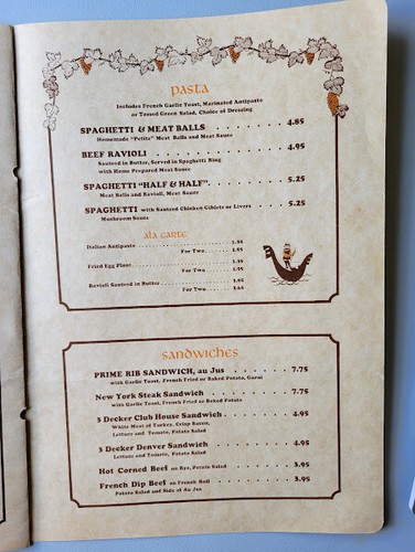 1976 Regency Restaurant Bakersfield California Speisekarte Original Vintage - Bild 6 von 9